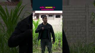 Niño rompe el parabrisas shortvideo shortsfeed shorts short [upl. by Anolahs]