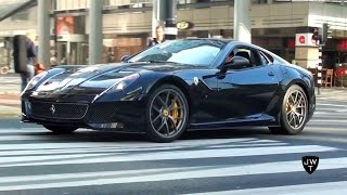 Ferrari 599 GTO amp 599 GTB LOUD Exhaust SOUNDS Epic Accelerations [upl. by Maples]