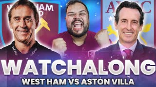 West Ham vs Aston Villa  Live Watchalong [upl. by Bria]