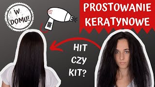 Jak robię keratynowe prostowanie włosów w domu 🏠 KATIVA 👩‍🦱 [upl. by Nagrom]