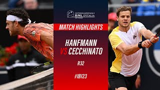 Hanfmann vs Cecchinato R32 Match Highlights  IBI23 [upl. by Aurore]