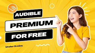 Get Audible Premium for FREE in 2024 🔥 [upl. by Bonnell]