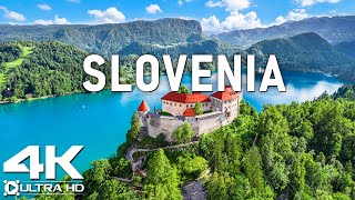 Slovenia 4K  A Cinematic Journey  Drone Video [upl. by Gisella]