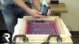 How To Screen Print w The DIY Hinge Press Without Using Screws [upl. by Lenz]