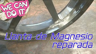 Reparación llanta magnesio [upl. by Oznofla973]