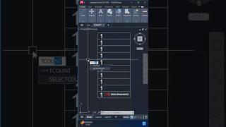 AutoCAD Tips  2 Automatic Text Numbering Using TCount Command shorts [upl. by Ecadnak]