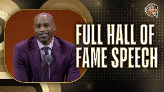 Vince Carter  Hall of Fame Enshrinement Speech [upl. by Hearsh924]