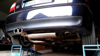 Audi A3 8L 18T Stainless steel exhaust sound [upl. by Helbonnas]