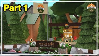 Summer Camp Speedbuild Part 1  Bloxburg [upl. by Aldarcie]