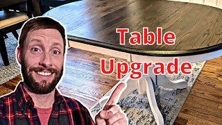 How to Refinish Your Moms Old Dining Table  Golden Oak to Modern [upl. by Ellie]