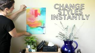 Displate Metal Posters Unboxing and Styling We LOVE them [upl. by Haneekas984]