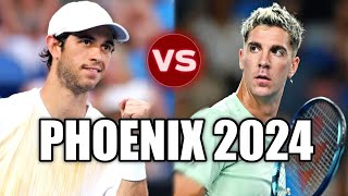 Thanasi Kokkinakis vs Nuno Borges PHOENIX 2024 Highlights [upl. by Aramen]