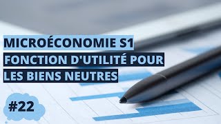 Fonction d’utilité pour les biens neutres  microéconomie S1 [upl. by Turoff752]