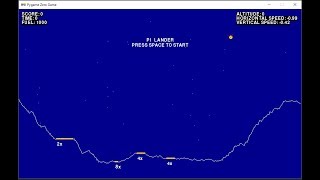 Pygame Zero  videogame example  Lander [upl. by Ledba]