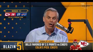 THE HERD  Colin Cowherd CONFIDENT Buffalo Bills Will LOSE To Kansas City  NFL [upl. by Eentroc]