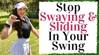 How To Stop Swaying and Sliding In Golf  Golf Fitness Tips [upl. by Enomad946]