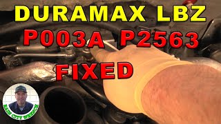 DURAMAX LBZ P003A P2563 CODES FIXED [upl. by Min788]