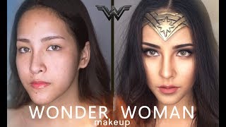 How toWonder woman makeup SubEng  By Soundtiss [upl. by Aitel]