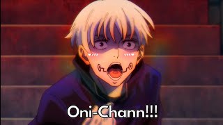 Toge Inumaki yells ONICHANN then dies [upl. by Nosle]