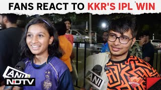 KKR Wins IPL 2024  Fans React As KKR Beats SRH By 8 Wickets In IPL Final [upl. by Assirehc]