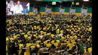 ANC members in KZN singing struggle songs umhlaba wonke ezandleni zabantu 2018 ANCKZN conference [upl. by Cordova]