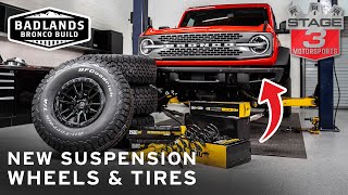 Bronco Badlands Build  Part 1  Old Man Emu Lift  Fuel Wheels  BFGoodrich 37quot Tires [upl. by Annyl]