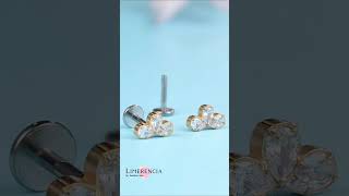 limerencia 18g Titanium Internally Threaded Tragus Piercing Jewelry [upl. by Ymac]