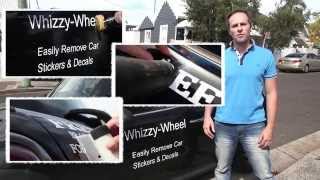 Whizzy Wheel  The Guaranteed Success Formula to Remove ANY Car Decal or Sticker [upl. by Anatol303]