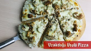 Uzakdoğu Usulü Glutensiz Pizza Nasıl Yapılır  GlutenFree Rice Pizza Recipe [upl. by Aimek]