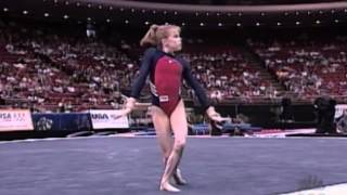 Morgan White  Floor Exercise  2000 Visa American Cup [upl. by Fachini6]