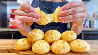 Make Incredible Pao de Queijo At Home  Easy Brazilian Cheese Bread Recipe [upl. by Karla789]