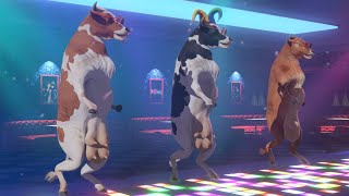 FUNNY COW DANCE 2 │ Cow Song amp Cow Videos 2024│By Twiddlie [upl. by Moureaux]