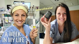 A WEEK IN MY LIFE AS A CRNA  Ortho trauma on call in the hospital buying stocks amp what I eat [upl. by Atahs]