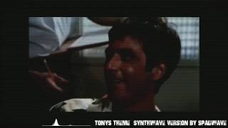 Tonys Theme from Scarface  Synthwave cover version by Spadwave [upl. by Ahsinom305]