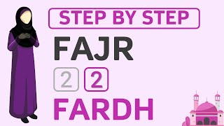 Learn How to Perform 2 Rakat Fardh Fajar Salah  StepbyStep Prayer Tutorial  Girl Hanafi Method [upl. by Latin]