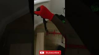 How to cut laminate flooring laminateflooring [upl. by Anielram]