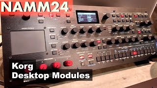 NAMM 2024  Korg  Desktop Modules [upl. by Aiyot]