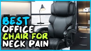 Top 5 Best Office Chair for Neck Pain Review in 2023  Heavy Duty Metal Base Executive Chair [upl. by Redle]