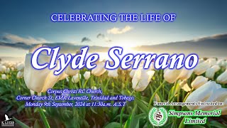 Funeral Service of Clyde Serrano [upl. by Busiek]