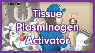 Alteplase tPA Mnemonic for Nursing Pharmacology NCLEX [upl. by Rodablas]