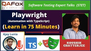 Playwright Automation with TypeScript By Koushik Chatterjee Learn in 75 Minutes [upl. by Nysa]