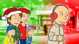 Classic Caillou Misbehaves While Holiday ShoppingGrounded BIG TIME [upl. by Carisa]