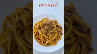 Quick and Easy Bolognese with out cheese Recipe YouTubeshorts youtubeshorts [upl. by Esra]