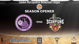 LMBL D1 202425  London Mystics v Enfield Scorpions [upl. by Vesta]