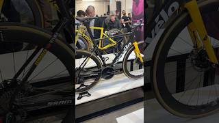 Wout van Aert’s Cervelo Soloist race bike with SRAM 1x shorts cycling bikeshorts cyclingshorts [upl. by Oivat]