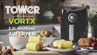 Tower T17023 Vortx Manual Air Fryer [upl. by Nilloc155]