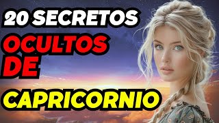 20 Secretos Desconocidos de Capricornio que Te Sorprenderán [upl. by Eissed]