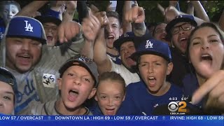 Dodger Fans Go Home Disappointed From World Series Loss [upl. by Marlow244]