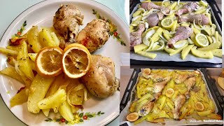 Baked Chicken Potatoes Recipe  Perfect For Dinner [upl. by Griffiths]