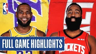 LAKERS at ROCKETS  FULL GAME HIGHLIGHTS  January 18 2020 [upl. by Nemzaj630]